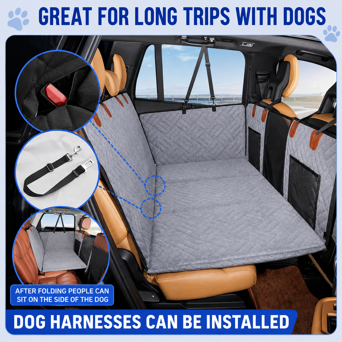 Josanes™ Waterproof Pet Car Seat Hammock