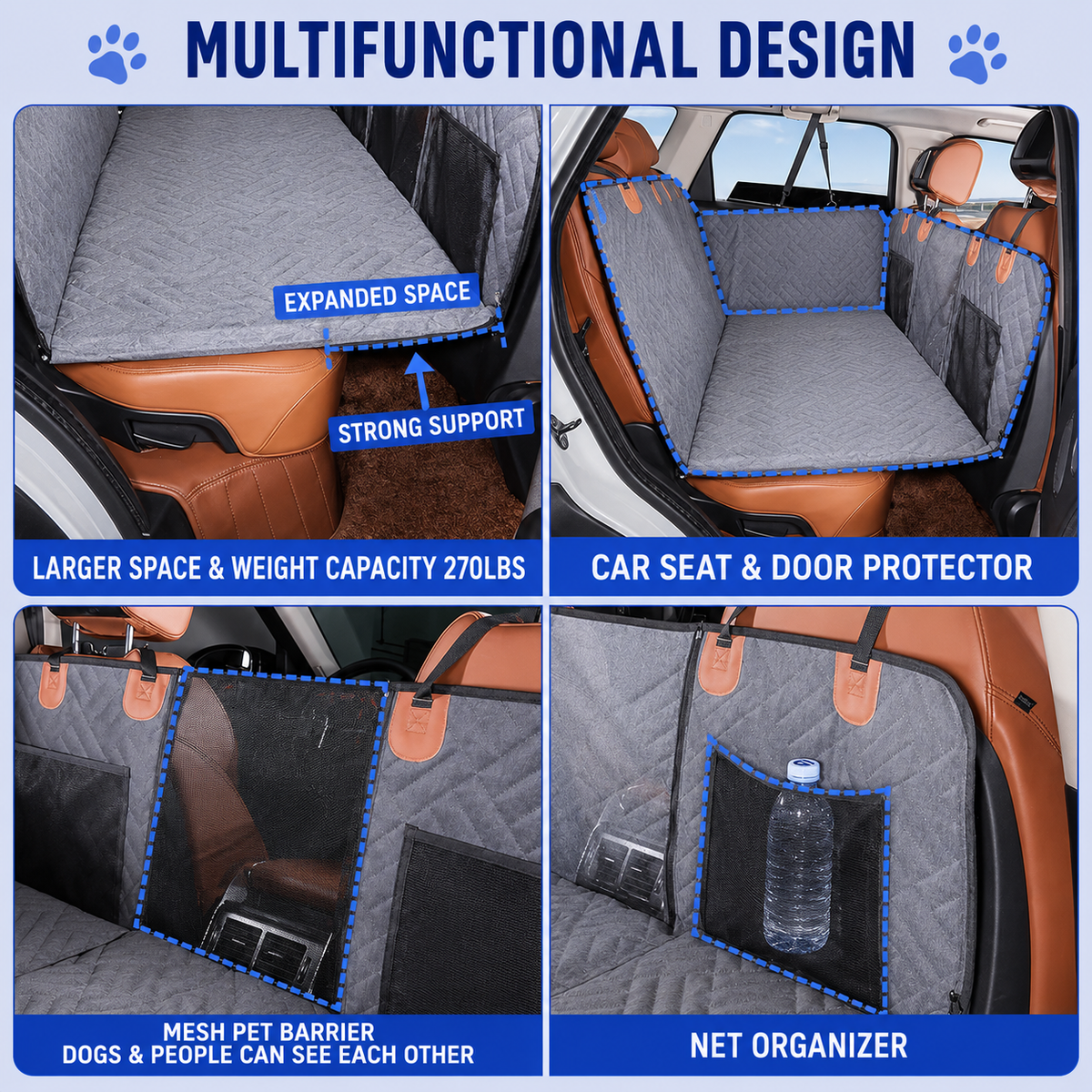 Josanes™ Waterproof Pet Car Seat Hammock