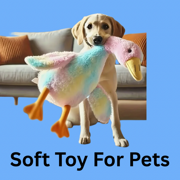 Soft Duck Plush Toy for Pets