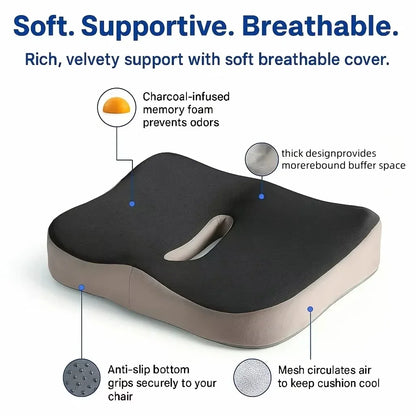 OrthoRelief™ Memory Foam Seat Cushion