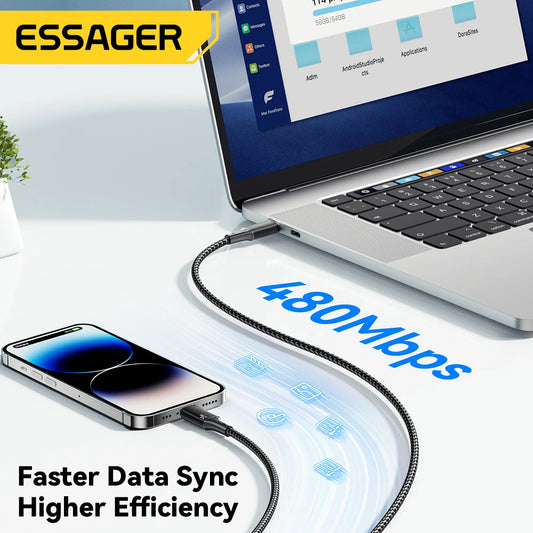 Essager USB-C to Lightning Fast Charging Cable 20W