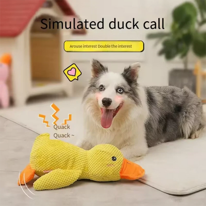 Dog Stomping Duck Toy – Bite-Resistant, Teeth Cleaning